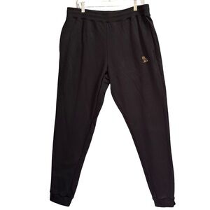 October’s Very Own OVO Black Sweatpants with Gold Owl Emblem XL